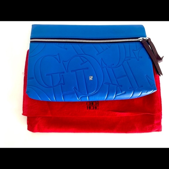 Carolina Herrera leather clutch bag - Picture 3 of 6